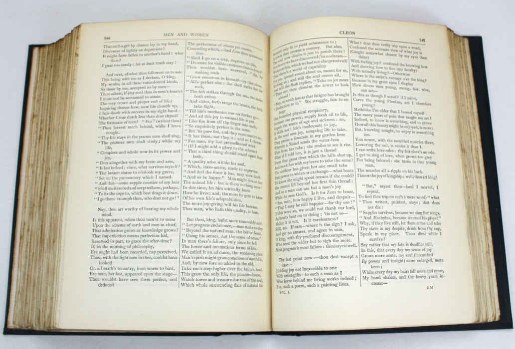 The Poetical Works of Robert Browning, In Two Volumes, Smith, Elder, & Co., 1897