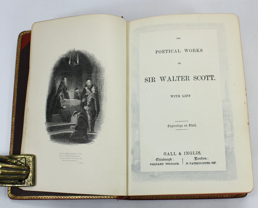 The Poetical Works of Sir Walter Scott, With Life, Gall & Inglis, Edinburgh, c. 1902