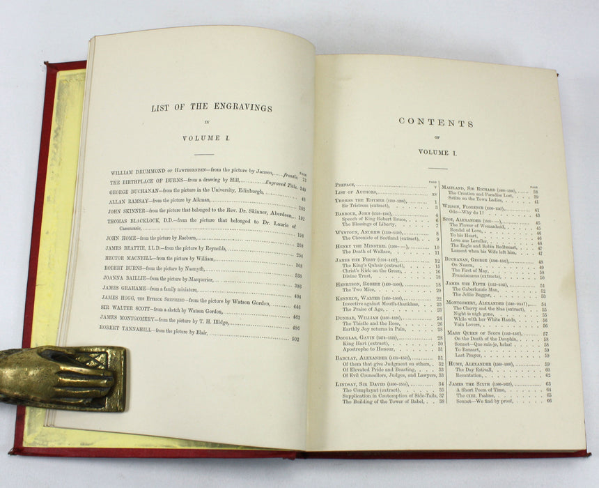 The Poets and Poetry of Scotland; From the Earliest to the Present Time, in Four Half Volumes complete, 1876