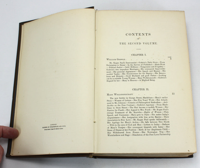 The Real Shelley; New Views on the Poet's Life, John Cordy Jeaffreson, 2 Vols, 1885