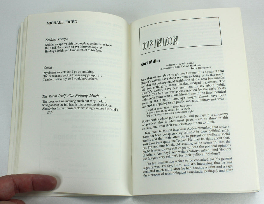 The Review; Number 27-28, Autumn-Winter 1971-72. Featuring Clive James.