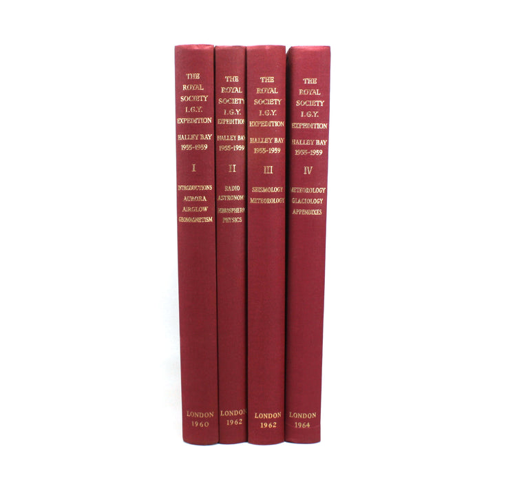The Royal Society Geophysical Year Antarctic Expedition; Halley Bay, Coats Land, Falkland Island Dependencies, 1955-59, 4 Vols Complete