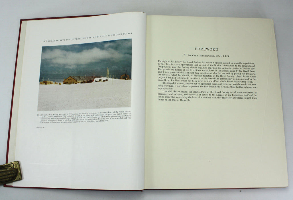 The Royal Society Geophysical Year Antarctic Expedition; Halley Bay, Coats Land, Falkland Island Dependencies, 1955-59, 4 Vols Complete
