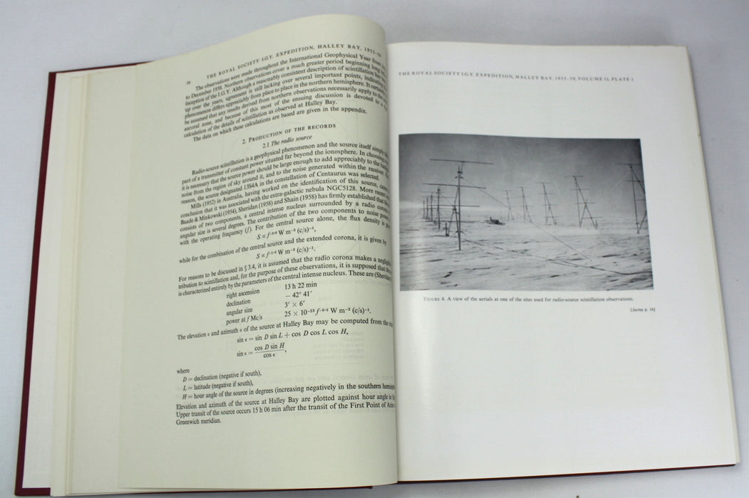 The Royal Society Geophysical Year Antarctic Expedition; Halley Bay, Coats Land, Falkland Island Dependencies, 1955-59, 4 Vols Complete