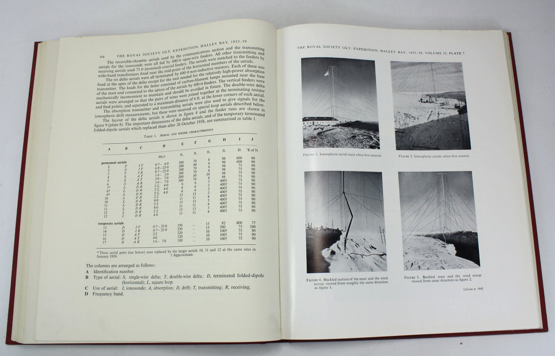 The Royal Society Geophysical Year Antarctic Expedition; Halley Bay, Coats Land, Falkland Island Dependencies, 1955-59, 4 Vols Complete