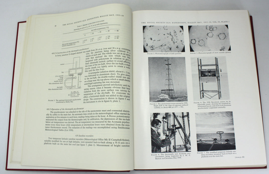 The Royal Society Geophysical Year Antarctic Expedition; Halley Bay, Coats Land, Falkland Island Dependencies, 1955-59, 4 Vols Complete