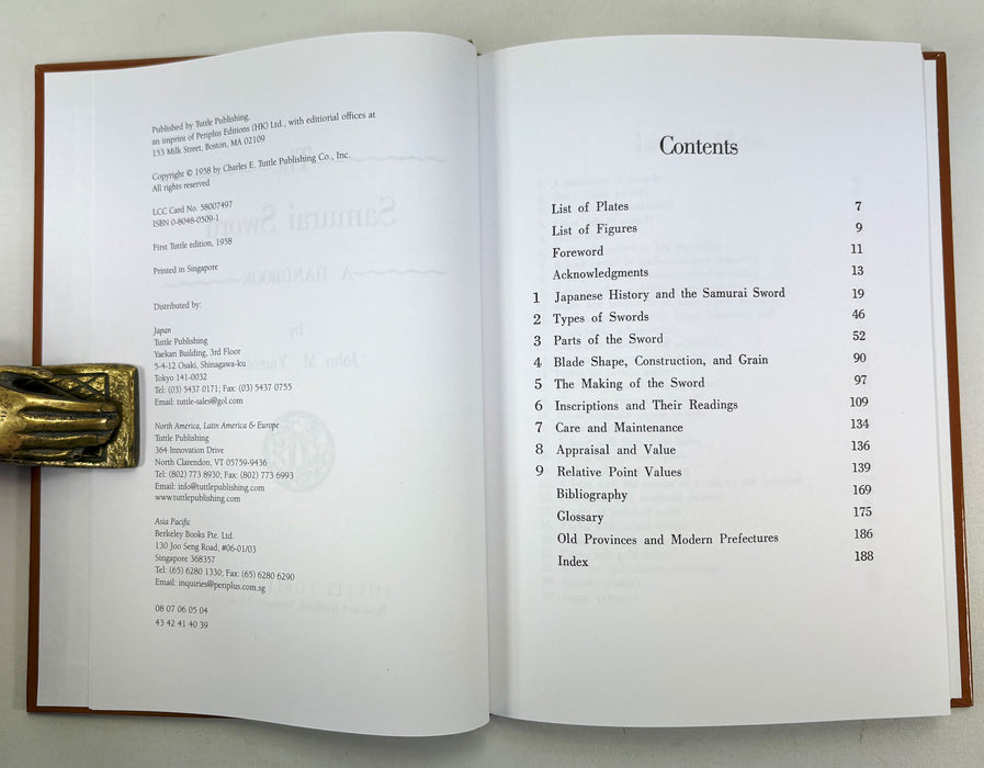 The Samurai Sword; A Handbook, John M. Yumoto