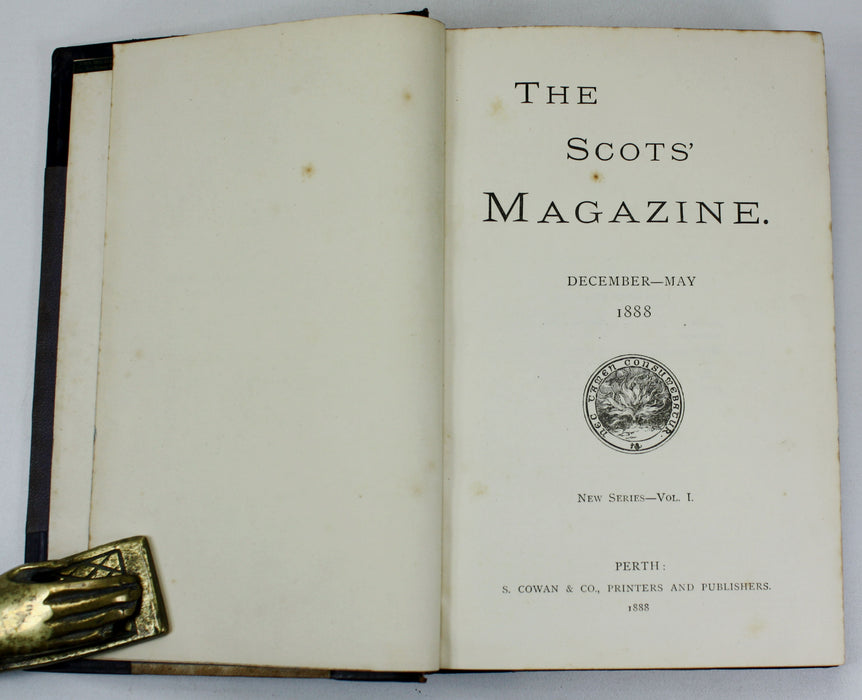 The Scots Magazine; New Series, December 1887 - November 1990, 5 Volumes