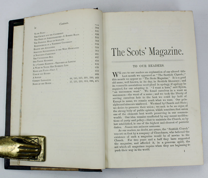 The Scots Magazine; New Series, December 1887 - November 1990, 5 Volumes