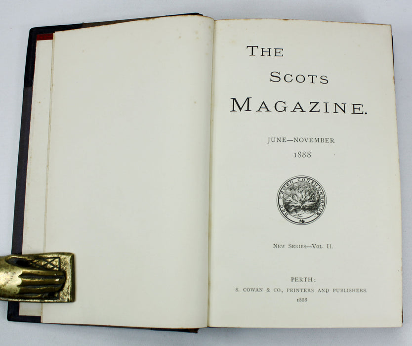 The Scots Magazine; New Series, December 1887 - November 1990, 5 Volumes