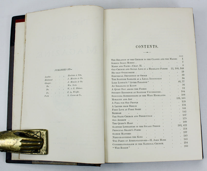 The Scots Magazine; New Series, December 1887 - November 1990, 5 Volumes