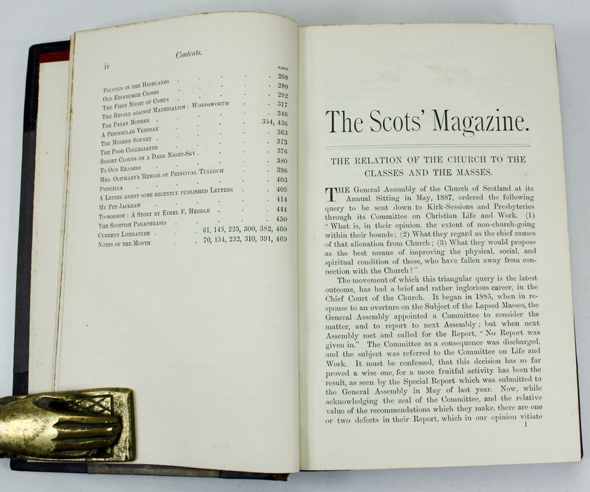 The Scots Magazine; New Series, December 1887 - November 1990, 5 Volumes