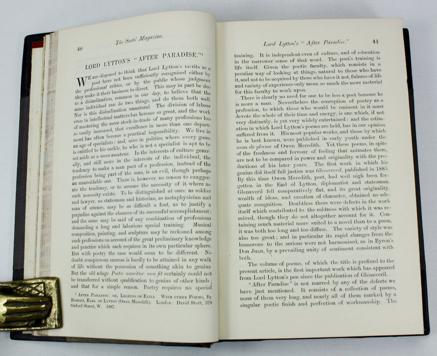 The Scots Magazine; New Series, December 1887 - November 1990, 5 Volumes