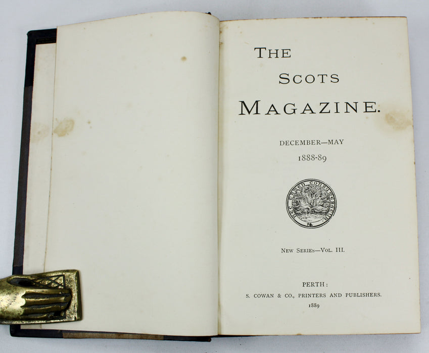 The Scots Magazine; New Series, December 1887 - November 1990, 5 Volumes