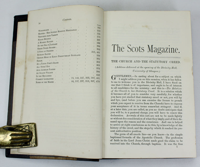 The Scots Magazine; New Series, December 1887 - November 1990, 5 Volumes