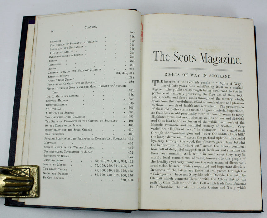 The Scots Magazine; New Series, December 1887 - November 1990, 5 Volumes