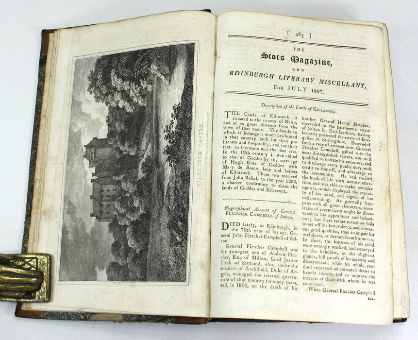 The Scots Magazine and Edinburgh Literary Miscellany, July - December 1807