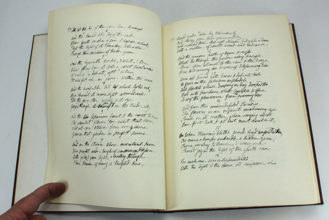 The Shelley Notebook in the Harvard College Library, George Edward Woodberry, 1929 (1978 facsimile Reprint)