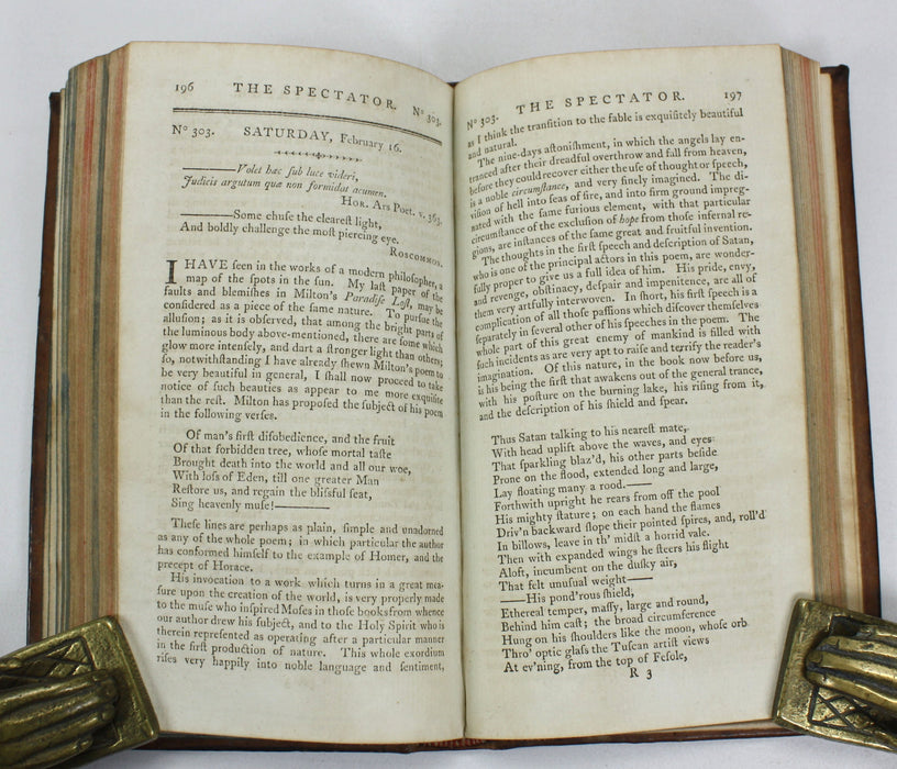 The Spectator, In Eight Volumes, 1791, David Niven, Glasgow