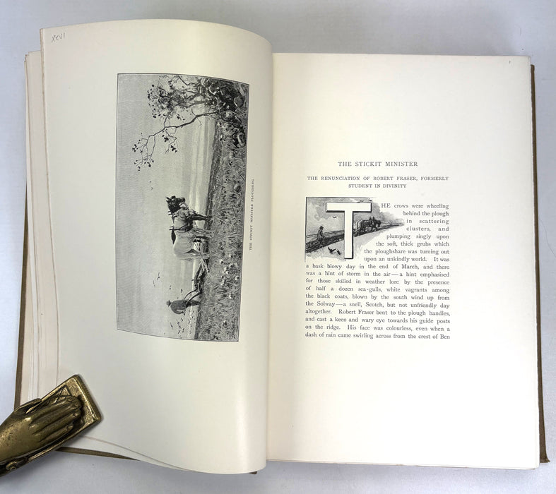 The Stickit Minister and Some Common Men, by S.R. Crockett. Signed Illustrated edition, limited to 350 copies