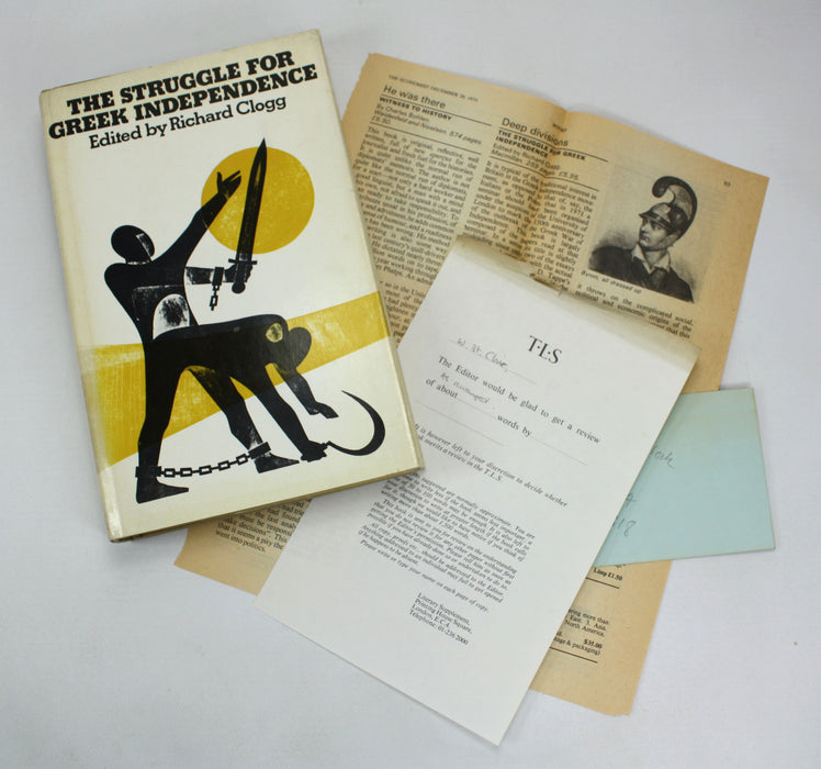 The Struggle for Greek Independence, Richard Clogg, Macmillan, 1973, Review Copy