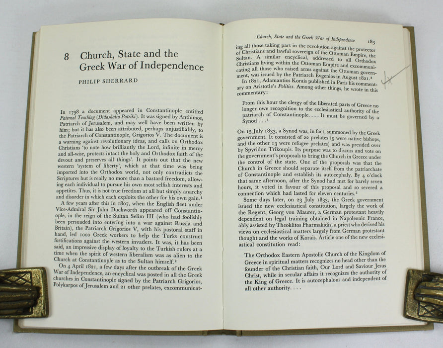 The Struggle for Greek Independence, Richard Clogg, Macmillan, 1973, Review Copy