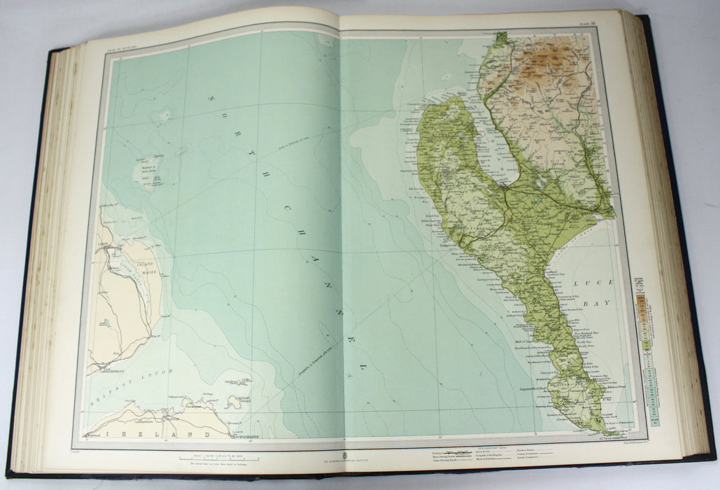 The Survey Atlas of Scotland, J.G. Bartholomew, Edinburgh Geographical Institute, Royal Scottish Geographical Society, 1912