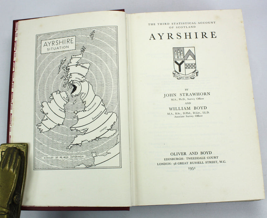 The Third Statistical Account of Scotland; Ayrshire, John Strawhorn and William Boyd, 1951
