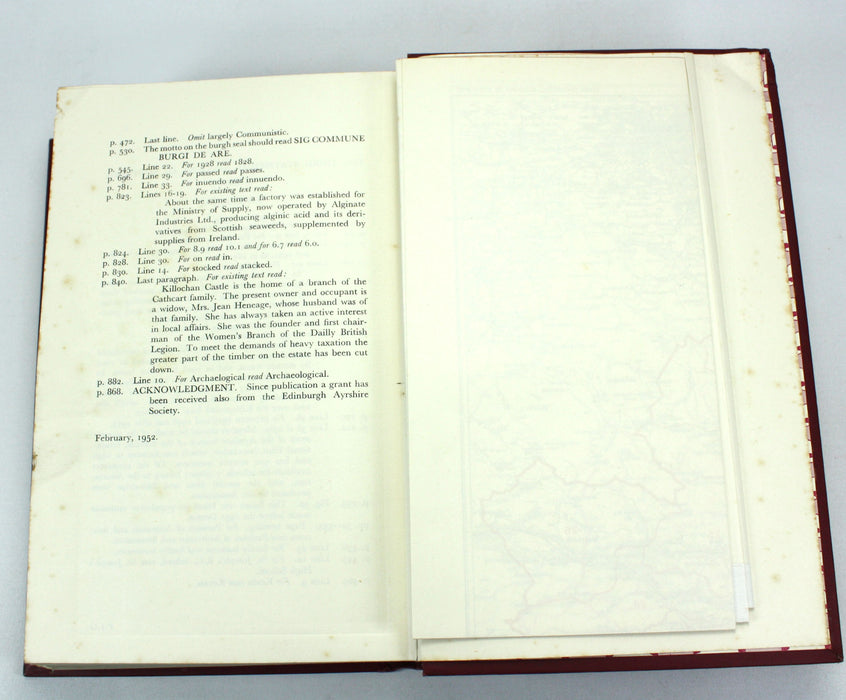 The Third Statistical Account of Scotland; Ayrshire, John Strawhorn and William Boyd, 1951