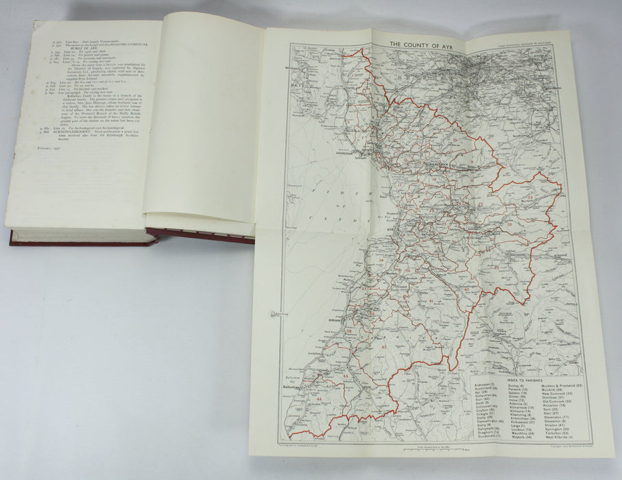 The Third Statistical Account of Scotland; Ayrshire, John Strawhorn and William Boyd, 1951