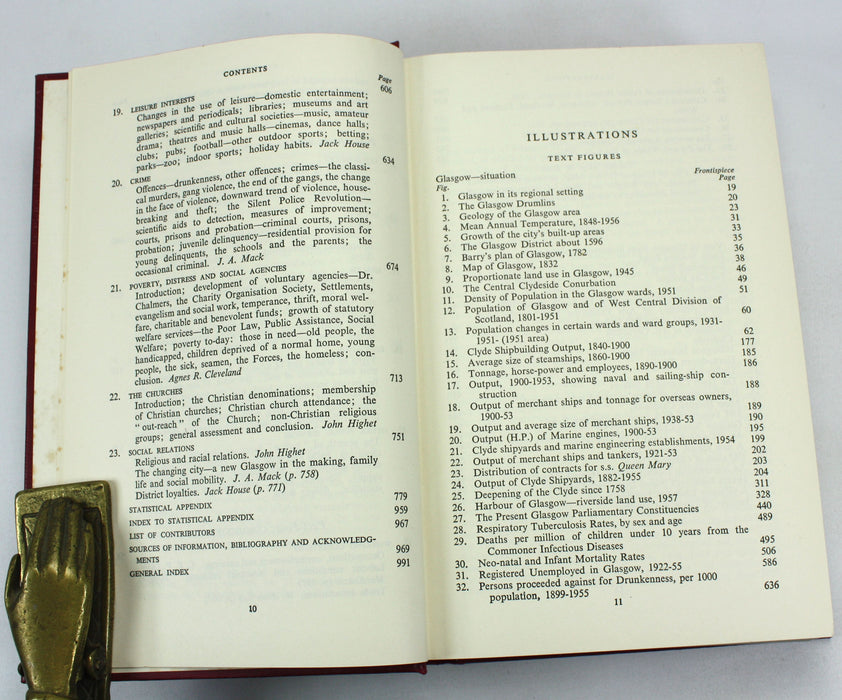 The Third Statistical Account of Scotland; Glasgow, J. Cunnison and J.B.S. Gilfillan, 1958
