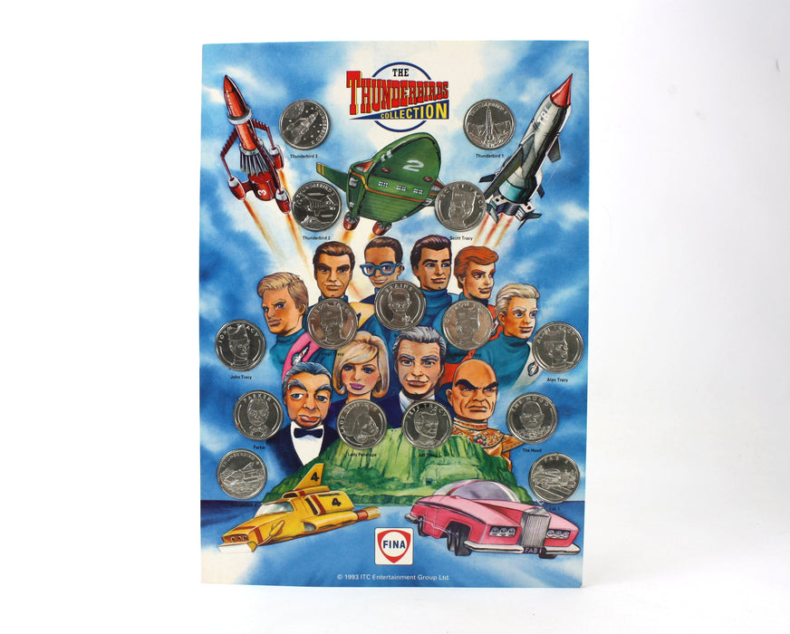 The Thunderbirds Coin Collection, Fina Promotion 1993, Complete in Display Card