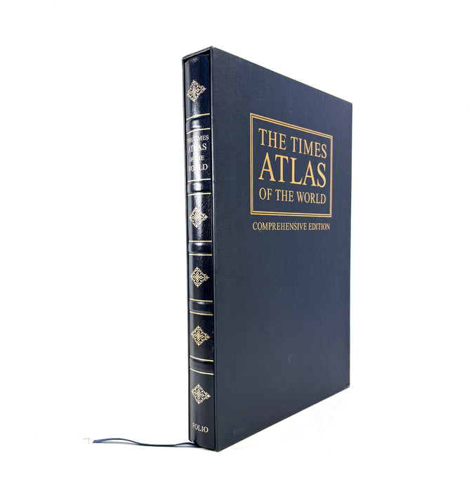 The Times Comprehensive Atlas of the World, Folio Society bound edition in slipcase, 2003
