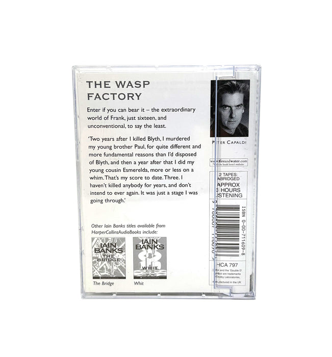 The Wasp Factory, Iain Banks, Dual Cassette Audiobook read by Peter Capaldi, 2001