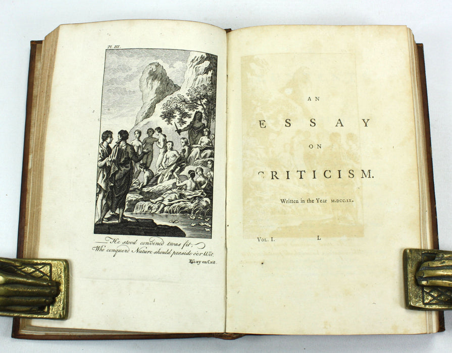The Works of Alexander Pope, Esq, Volume I, containing His Juvenile Poems; Translations and Imitations, 1764