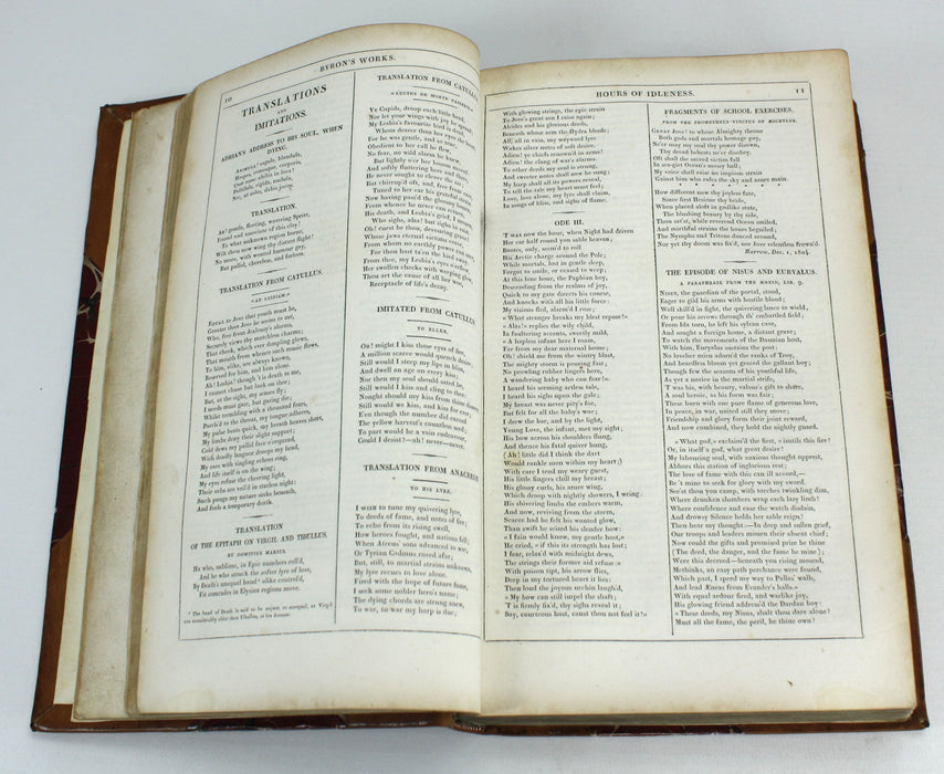 The Works of Lord Byron including his Suppressed Poems, Galignani, Paris 1827