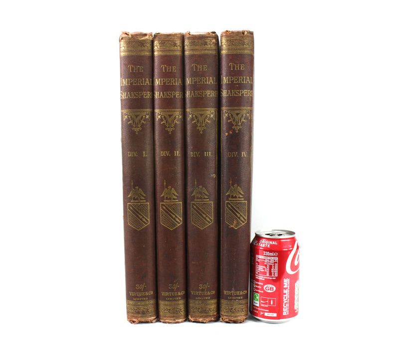 The Works of William Shakspere; Imperial edition. Edited by Charles Knight, With Illustrations on Steel, 4 Volumes, Virtue, c. 1880