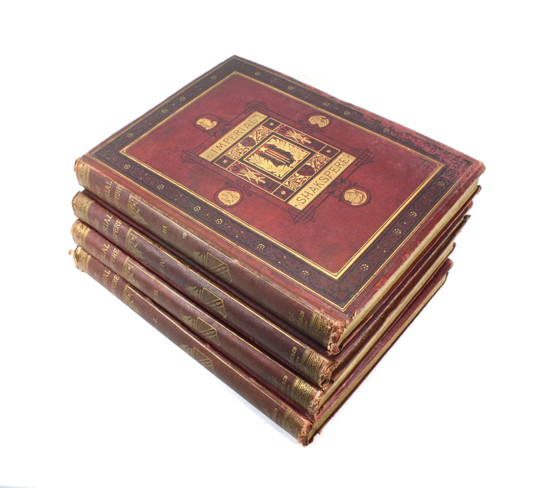 The Works of William Shakspere; Imperial edition. Edited by Charles Knight, With Illustrations on Steel, 4 Volumes, Virtue, c. 1880