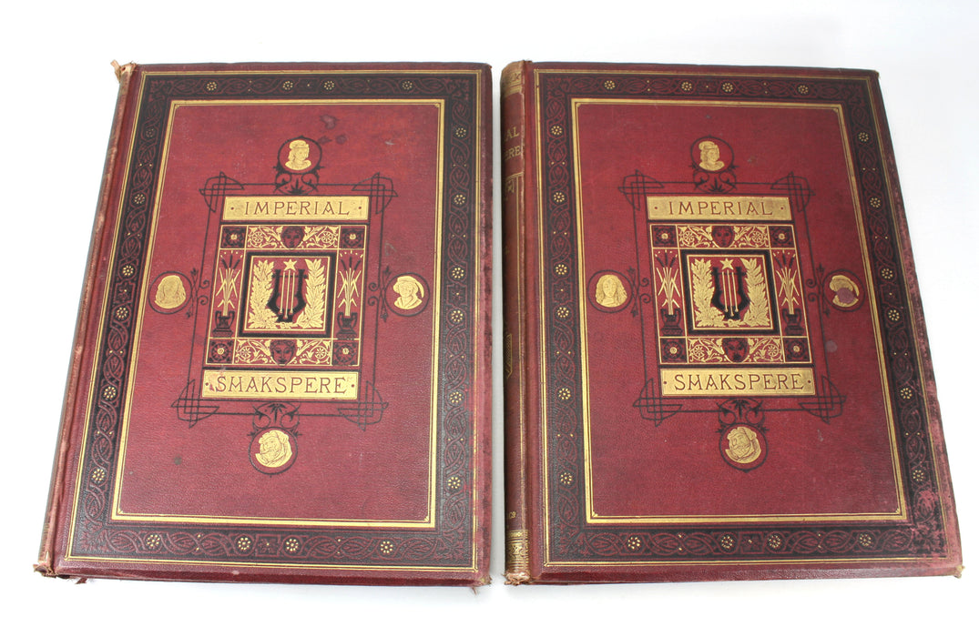 The Works of William Shakspere; Imperial edition. Edited by Charles Knight, With Illustrations on Steel, 4 Volumes, Virtue, c. 1880