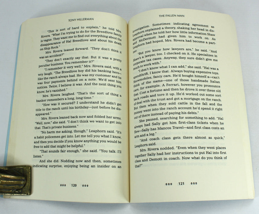 Tony Hillerman; Uncorrected Proof, The Fallen Man, 1996
