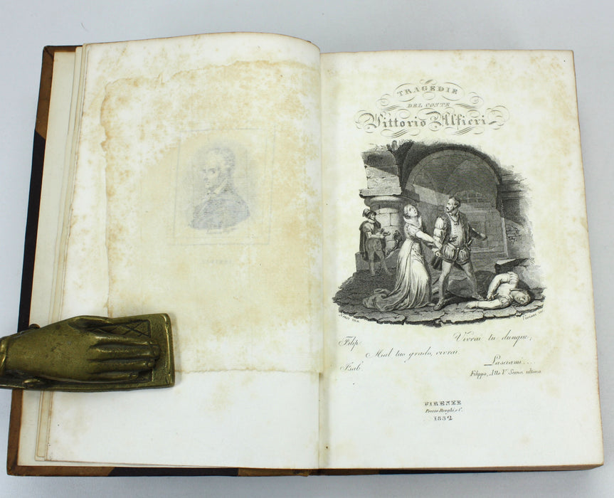 Tragedie Del Conte Vittorio Alfieri et al, Presso Borghi, Firenze, 1832