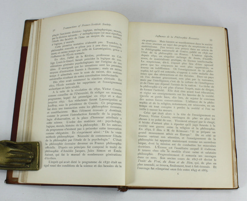 Transactions of the Franco-Scottish Society, 1897-1935, 8 Volume Set