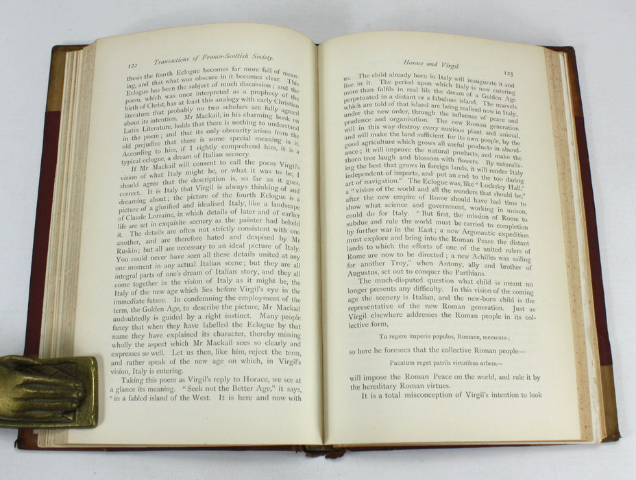 Transactions of the Franco-Scottish Society, 1897-1935, 8 Volume Set