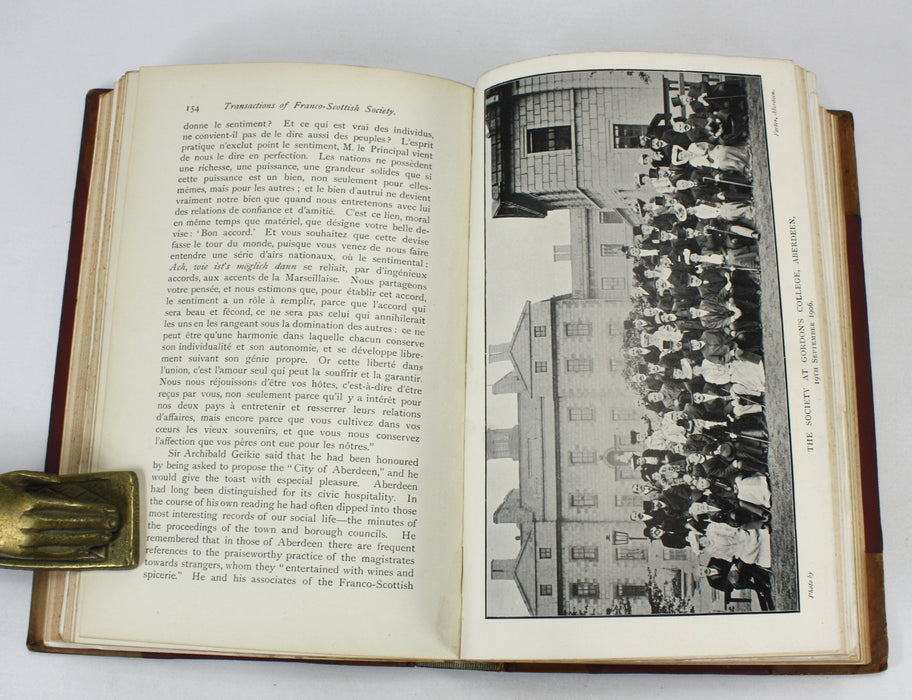 Transactions of the Franco-Scottish Society, 1897-1935, 8 Volume Set