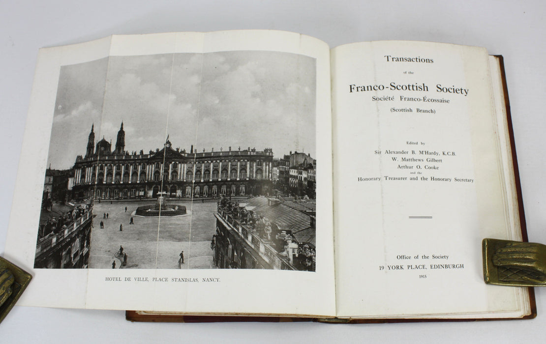 Transactions of the Franco-Scottish Society, 1897-1935, 8 Volume Set