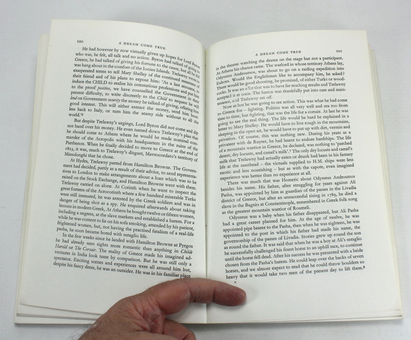 Trelawny; The Incurable Romancer, by William St Clair. Author's signed proof copy.