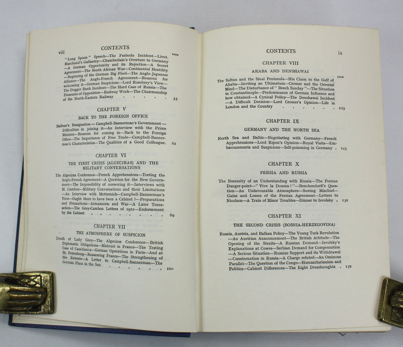Twenty-Five Years 1892-1916, Viscount Grey of Fallodon, In Two Volumes, 1925