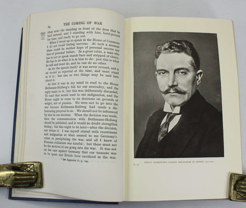 Twenty-Five Years 1892-1916, Viscount Grey of Fallodon, In Two Volumes, 1925