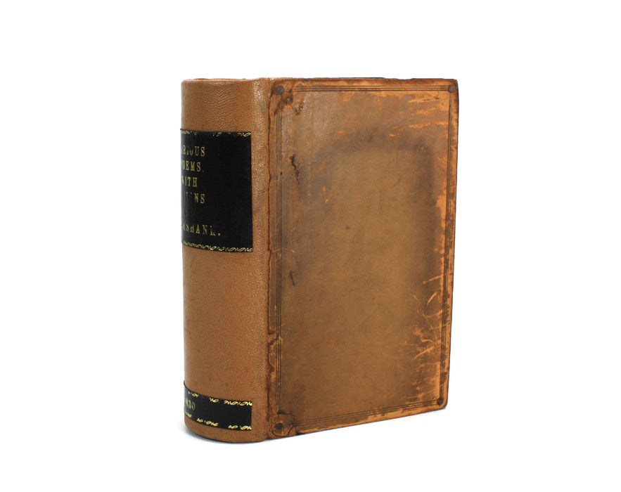Various Poems with Designs by Cruickshank and others, 1830, 17 Poems bound as one volume - many about The Devil.