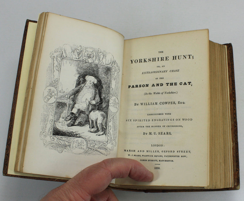 Various Poems with Designs by Cruickshank and others, 1830, 17 Poems bound as one volume - many about The Devil.